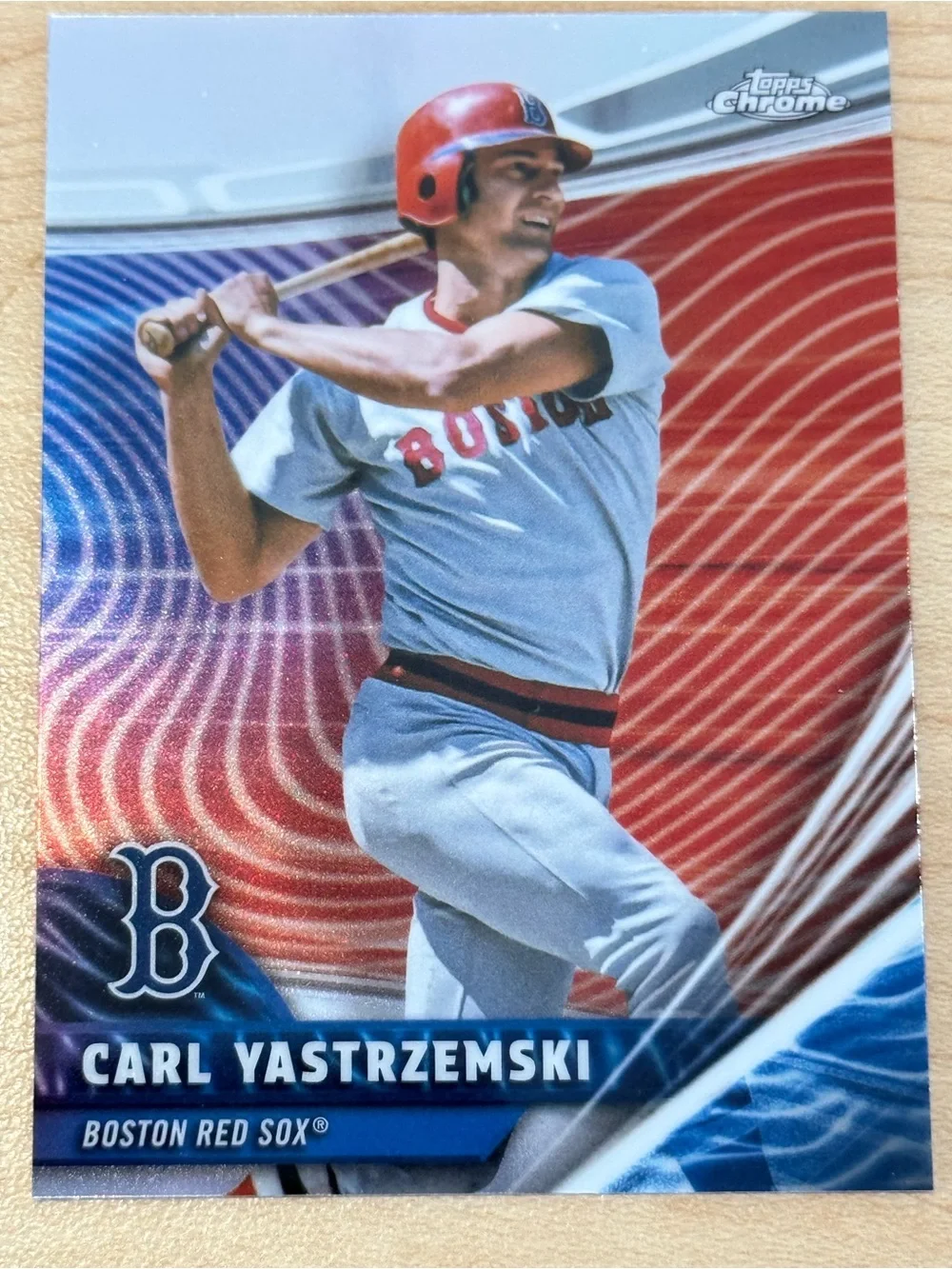 2026 Topps Chrome Carl Yastrzemski Chrome Rivals Away #RVA-16 Boston Red Sox